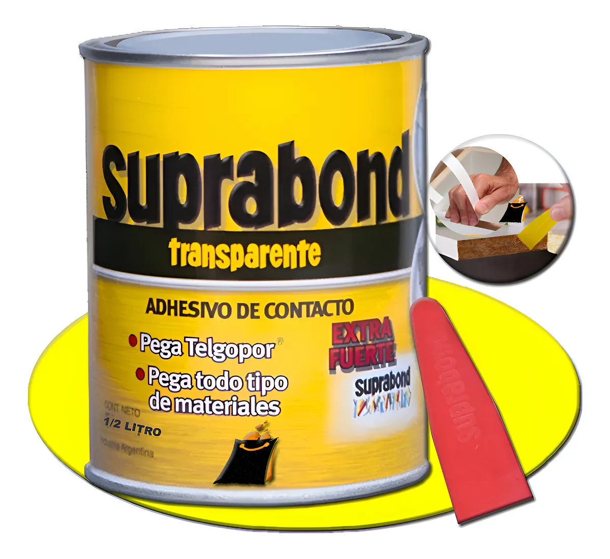 ADHESIVO CONT. TRANSPARENTE X1/2