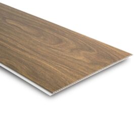 CIELORRASO DE PVC MARRON OSCURO.